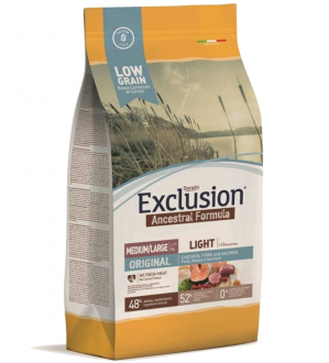 Exclusion Original Medium Maxi Düşük Tahıllı Light 12 kg 12000 gr Köpek Maması kullananlar yorumlar